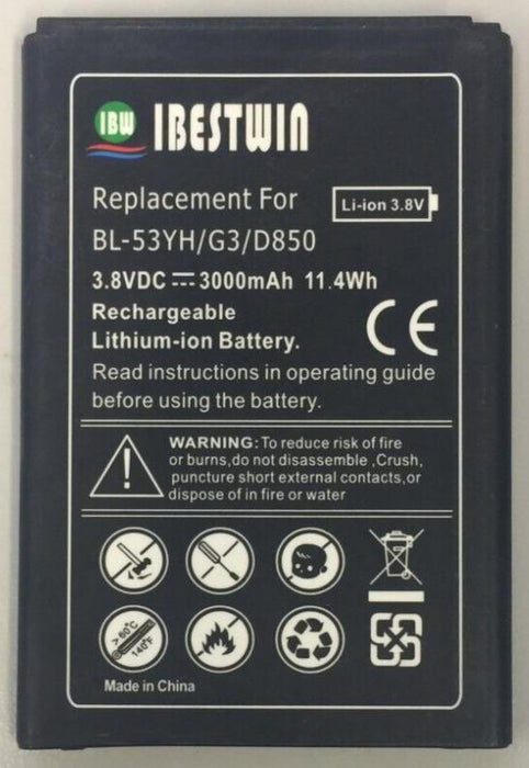 BL-53YH New Replacement Battery For LG G3 D850 D855 D830