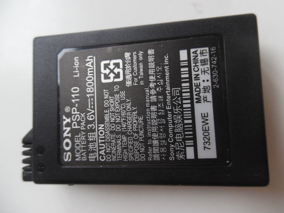 Original Sony Battery for Playstation - 3.6v - 1800 mAh (PSP-110)