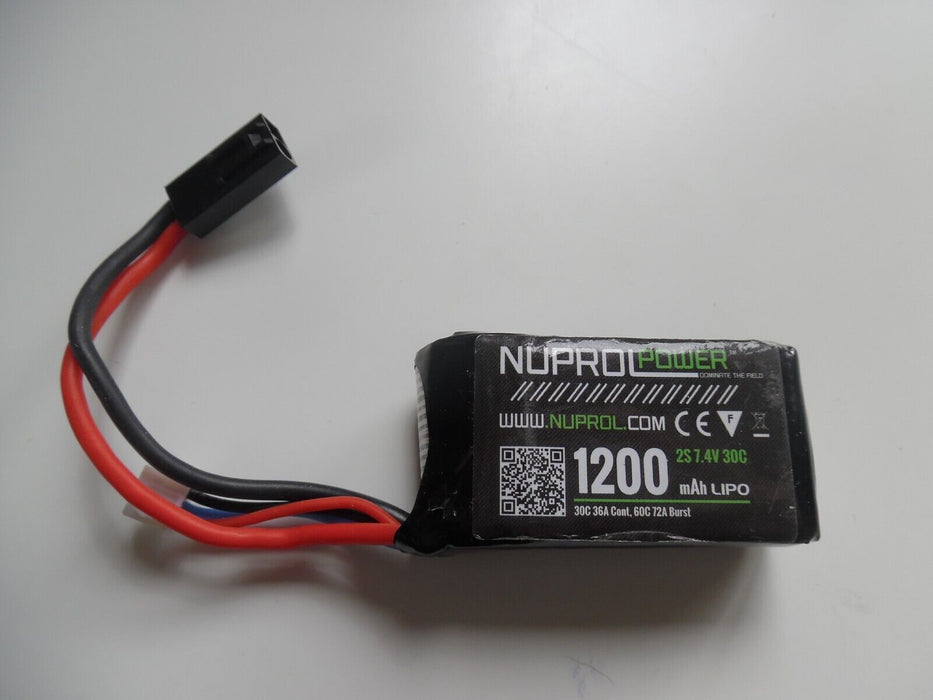 Airsoft Battery  Nuprol  Power 1200mAh LiPO 7.4V 30C 2S