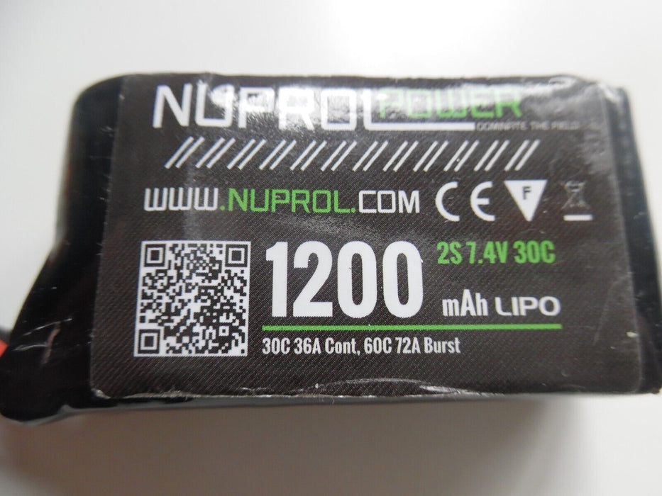 Airsoft Battery  Nuprol  Power 1200mAh LiPO 7.4V 30C 2S