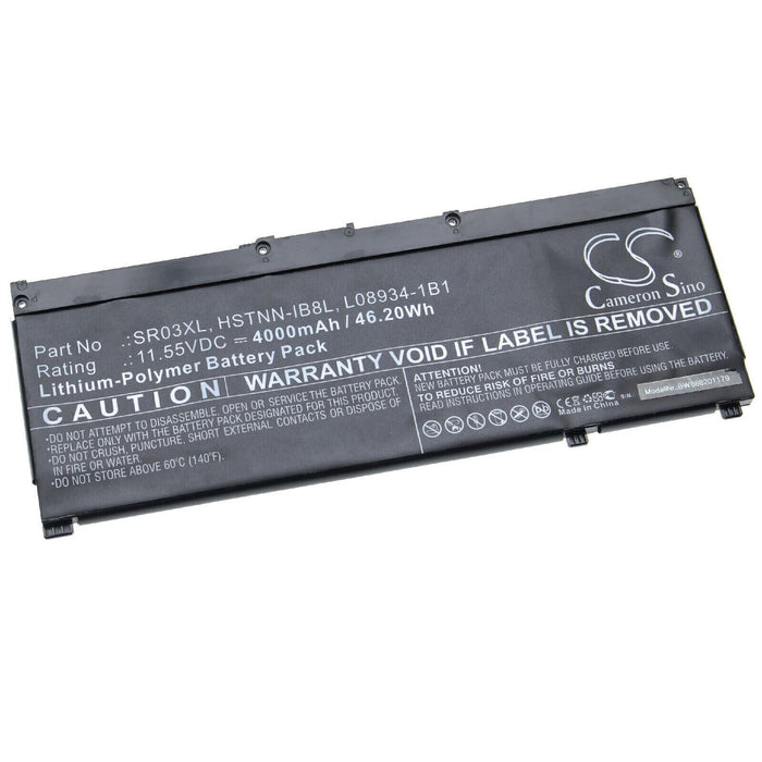 Battery 4000mAh Li-Po for HP HSTNN-IB8L, L08855-855, L08934-1B1, SR03XL