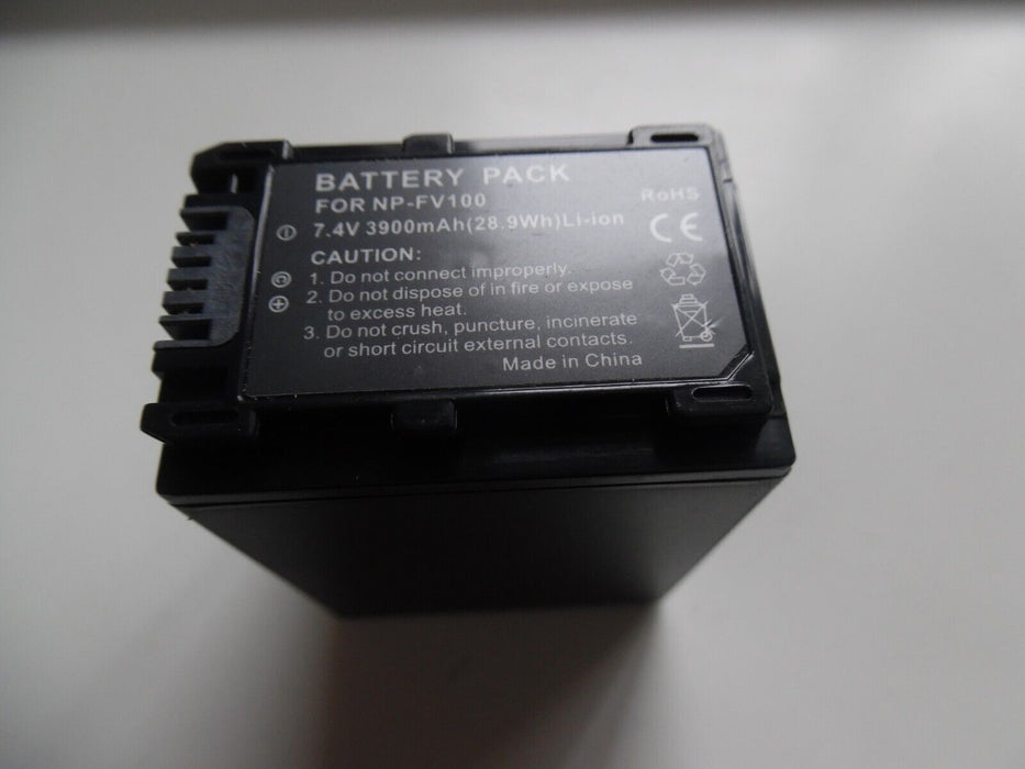 np-fv100 battery for Sony Handycam 3900mAh Li-ion