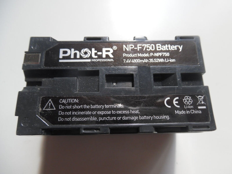 Photo R np-f750 battery for Sony NP-F750 4800mAh