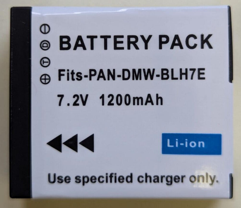 FOR Panasonic DMW-BLH7/DMW-BLH7E Battery Pack 1200mAh