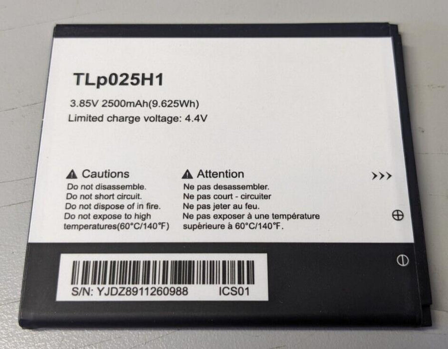 Alcatel TLp025H1, TLp025H7 Battery for Alcatel One Touch Pop 4 NEW