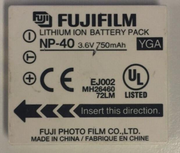 Genuine NP-40 NP-40N Battery Fujifilm Z1 Z2 Z3 F470 F650 F710 F811