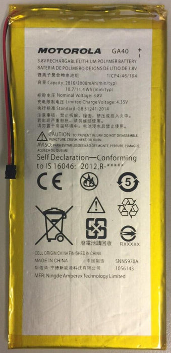 Genuine Motorola GA40 Battery 3000mAh USED