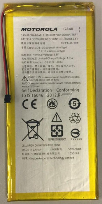 Genuine Motorola GA40 Battery 3000mAh USED