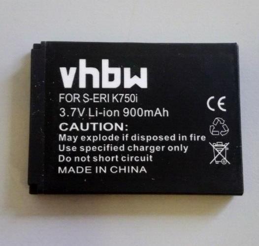 Vhbw New replacement battery For K800i (600mAh)