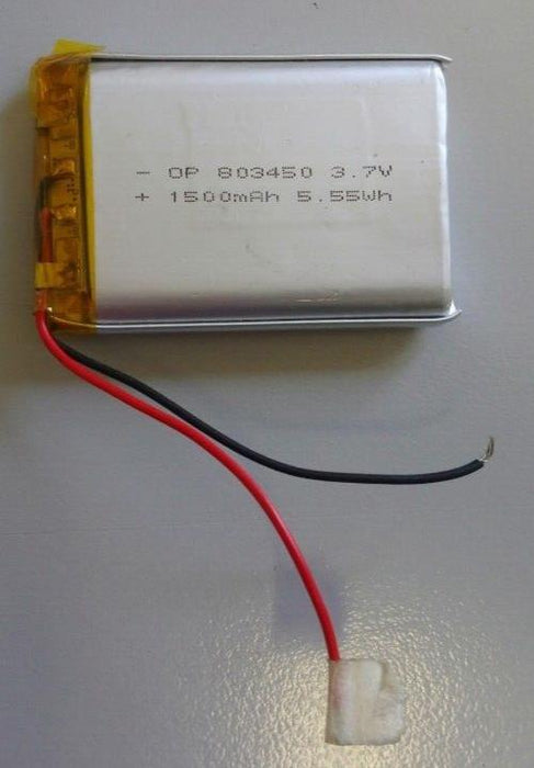 3.7v 803450 1500mAh Lithium Polymer Battery Cell Li-Po