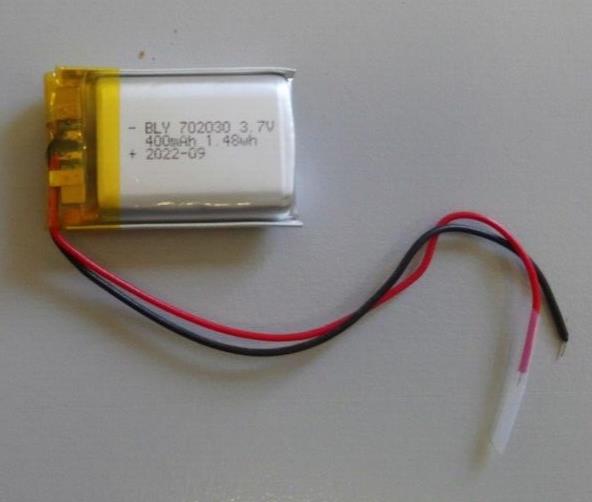 3.7v 702030  400mAh Lithium Polymer Battery Cell Li-Po