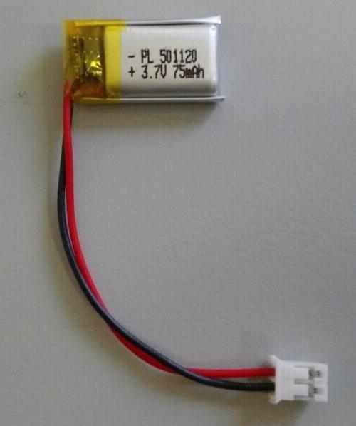 3.7v 501120 75mAh Lithium Polymer Battery Cell Li-Po