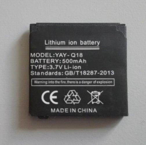Lithium Battery 3.7V 500mAh Rechargeable Li-ion Polymer for Smart Watch Q18