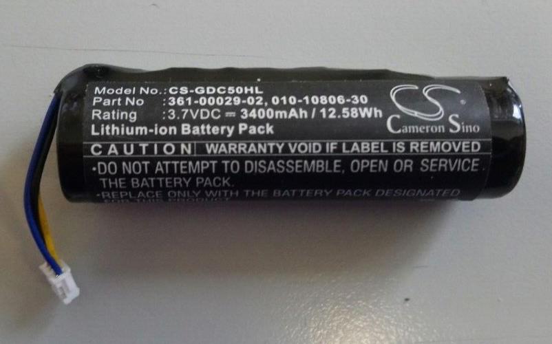 CS-GDC50HL New Replacement Battery 3400mAh for GARMIN TT10 GPS