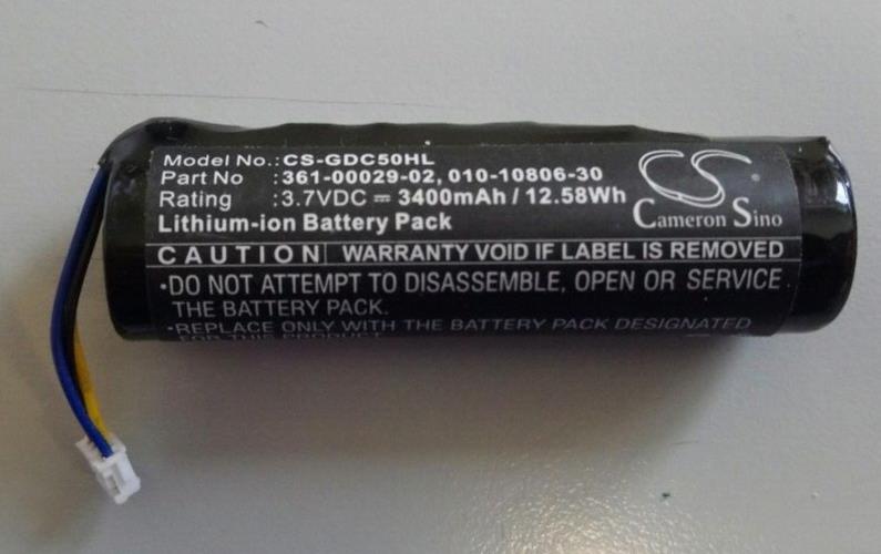 CS-GDC50HL New Replacement Battery 3400mAh for GARMIN TT10 GPS