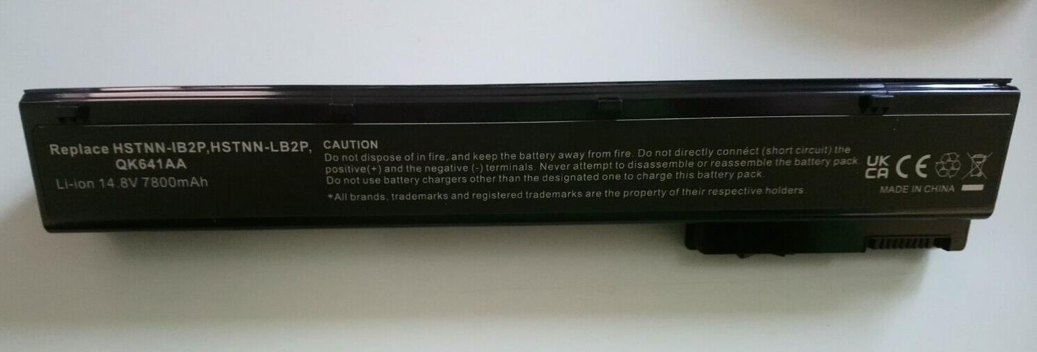 14.8V 7800mAh HSTNN-IB2P HSTNN-LB2P Laptop Battery compat with HP EliteBook8560w