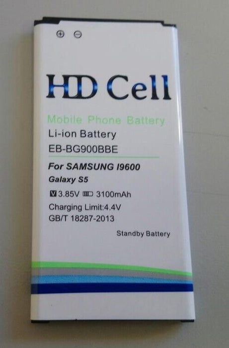 For Galaxy S5 Replacement Battery for Samsung GT-i9600 GT-I9605 SM-G900