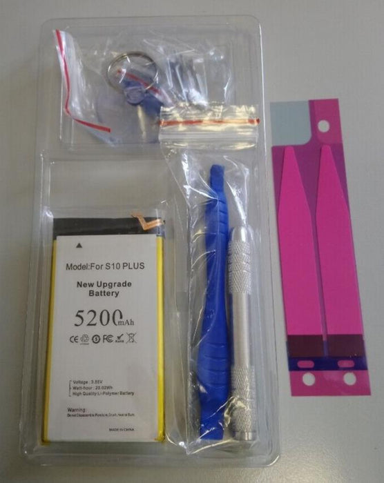 For Samsung S10 Plus G975 Replacement Battery 5200mAh with Adhesive and tools
