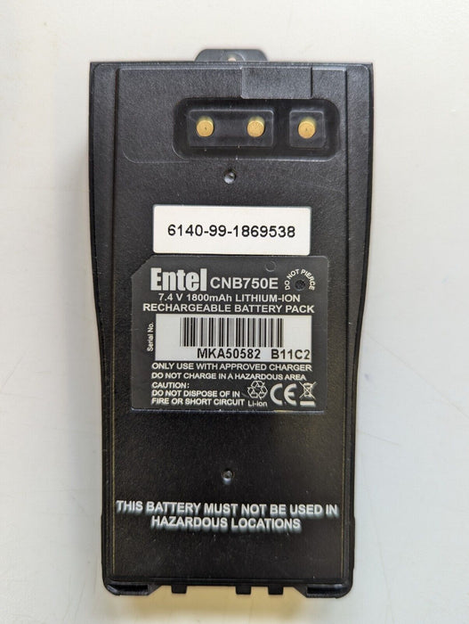 ENTEL CNB750E Li-Ion battery for HT series 2 way radios