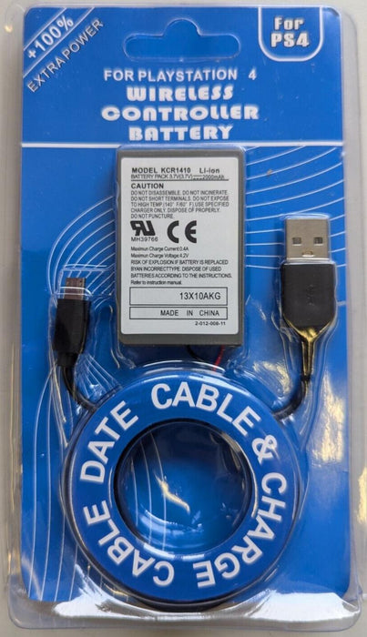 Replacement rechargeable Battery for PS4 wireless controller,MODEL KCR1410