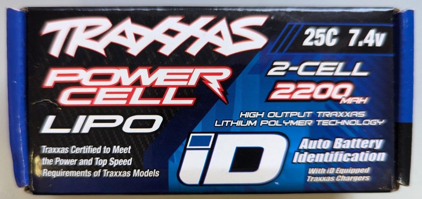 Traxxas LiPo 2S 2200mAh 7.4V 25C iD Power Cell Battery Trx2820X