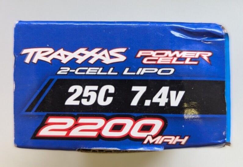 Traxxas LiPo 2S 2200mAh 7.4V 25C iD Power Cell Battery Trx2820X