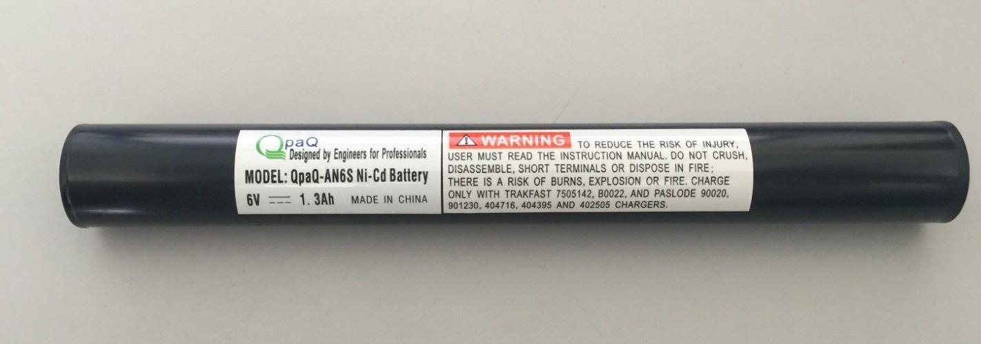 6V Ni-Cad 402500 Replacement Battery for Paslode and Ramset Trakfast Power Tools