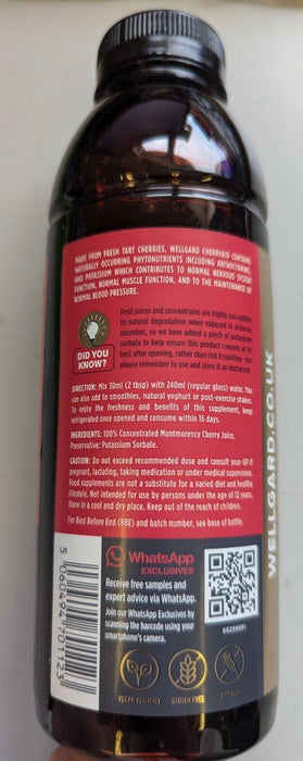 Tart Cherry Juice, CherryAid 100% Concentrated Montmorency  EXP05/24