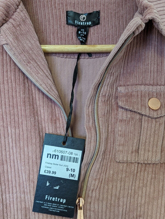 Firetrap Boiler Suit - Claret 9-10year old