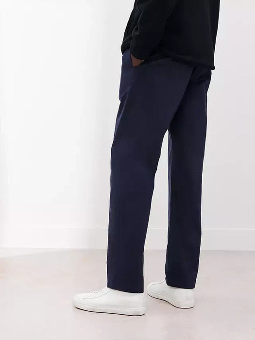 Kin Smart Cotton Chinos - Navy uk34L