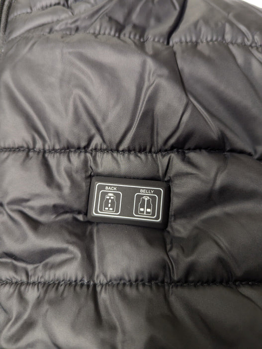 Women's Heated Front & Back Gilet - Requires Battery Pack - Black - Large