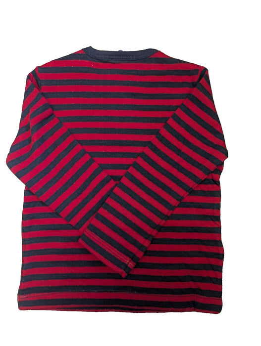 Petit Bateau Long Sleeve T Shirt Red & Black 24months