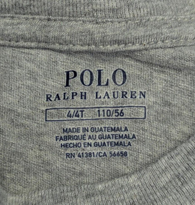 Ralph Lauren Long Sleeve T-Shirt Grey - 4 Toddler