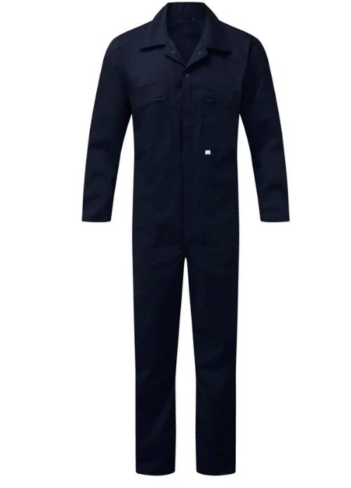 Fort Workwear Blue Castle 366 Zip Front Coverall with Toro Logo Size 46 Navy