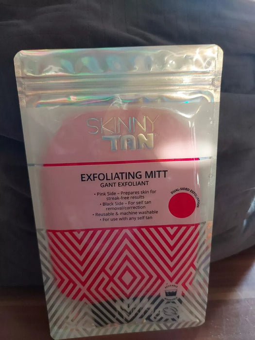 SKINNY TAN Double Sided Self Tan Exfoliating Mitt - Exfoliation & Tan Removal