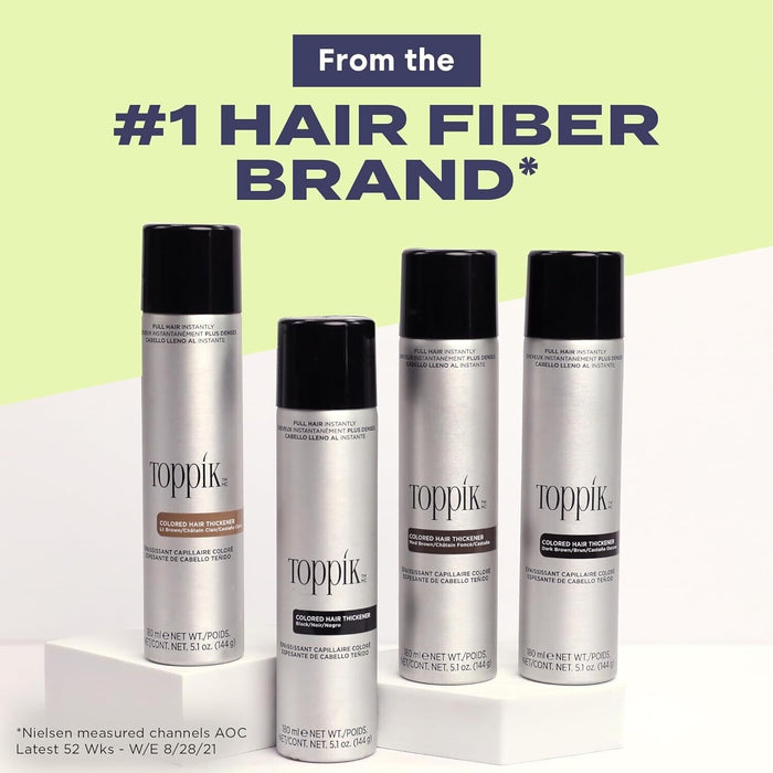 Toppik’s Coloured Hair Thickener  Spray 180ml - Conceal Hair Thinning in Seconds