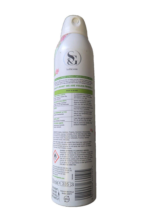 Soft & Gentle Magnolia Flower Geranium anti-perspriant 48hr 250ml