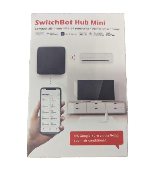 SwitchBot Mini Smart Remote Control, Universal IR Remote Hub for Smart Home