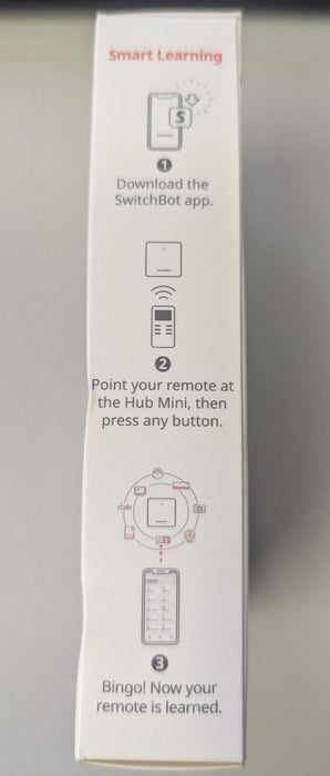 SwitchBot Mini Smart Remote Control, Universal IR Remote Hub for Smart Home