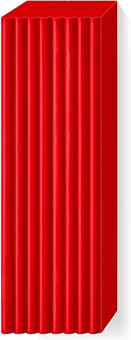 STAEDTLER 8021-2 FIMO Soft Oven-Hardening Polymer Modelling Clay - Christmas Red