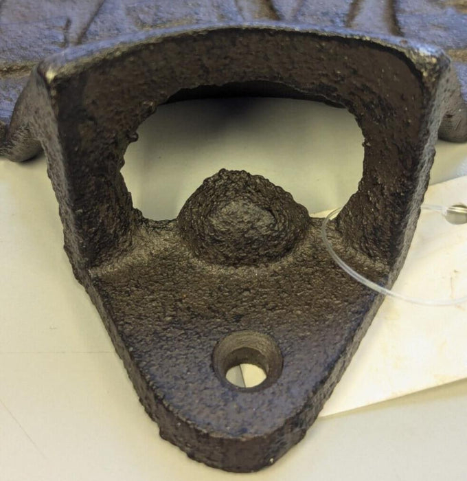 Cast Iron 'Man Cave' Wall Mounted Bottle Opener