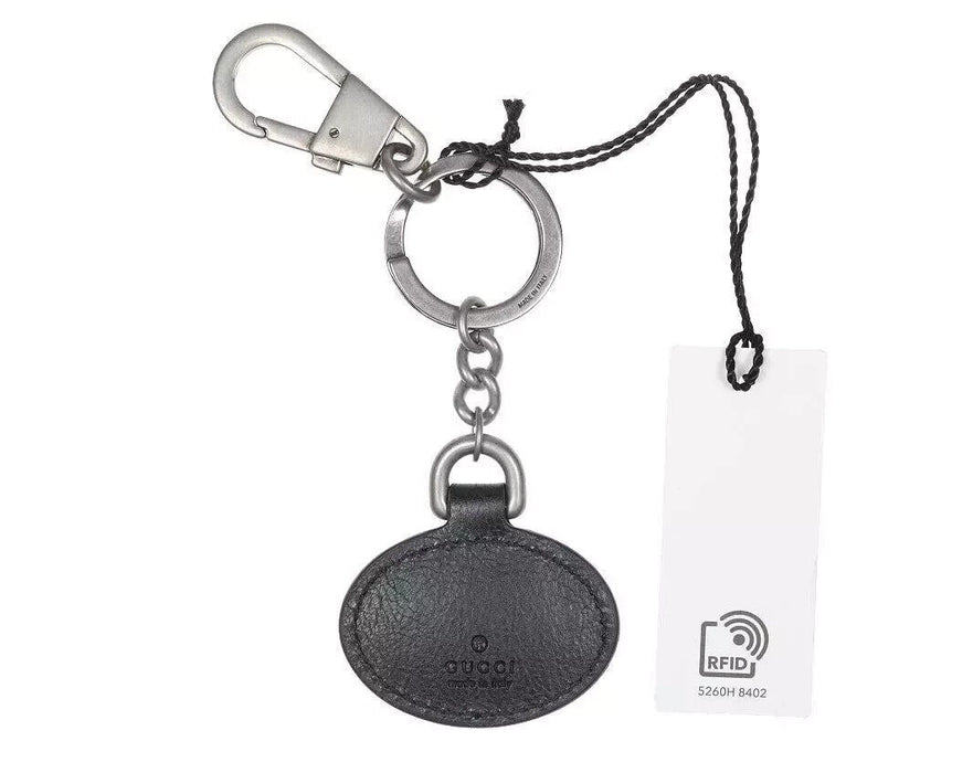 NEW GUCCI LUXURY INTERLOCKING GG LOGO KEYCHAIN KEY RING W/BOX