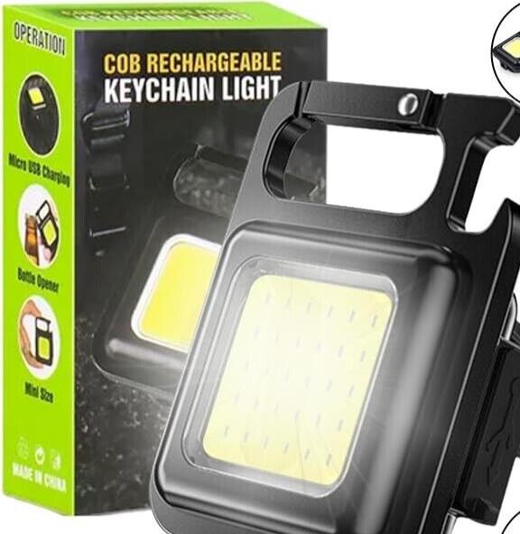 Cob Rechargeable Key Chain Light