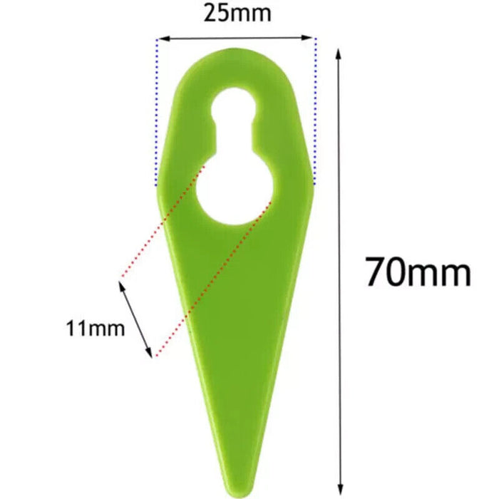 50x Plastic Blades Cutter Replace for GTECH Grass Trimmer Strimmer Tool