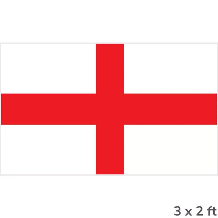 2 Pack England Flag 3x2' St Georges Flag - World Cup 2026