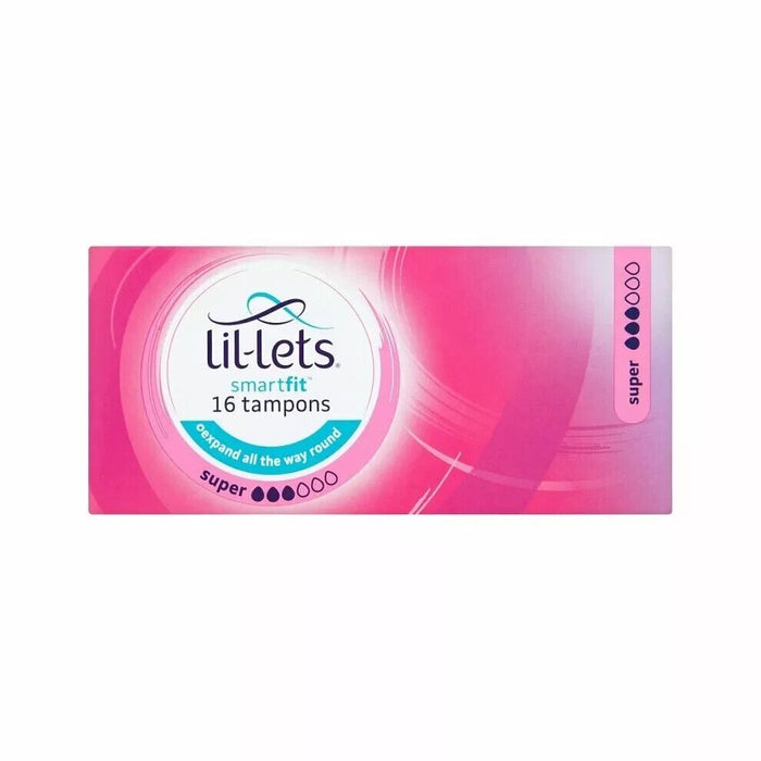 LIL-LETS SMARTFIT 16 NON-APPLICATOR TAMPONS SUPER