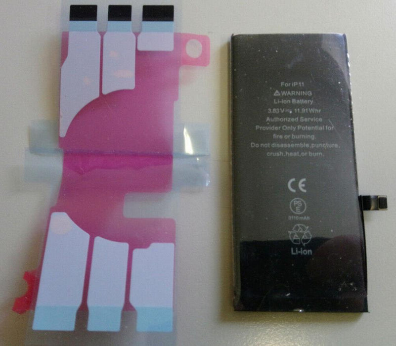 For iPhone 11 Replacement Battery 3110mAh plus adhesive