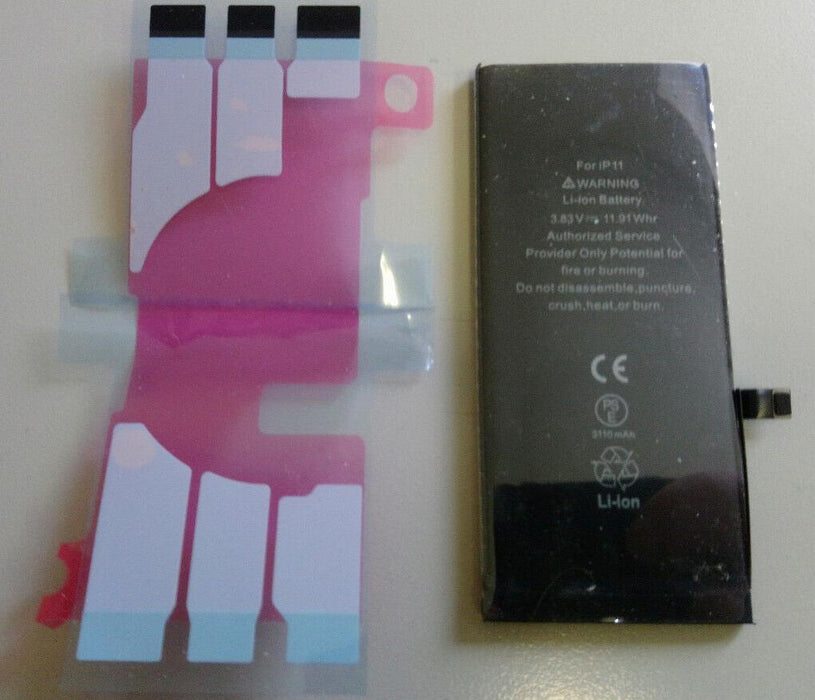 For iPhone 11 Replacement Battery 3110mAh plus adhesive
