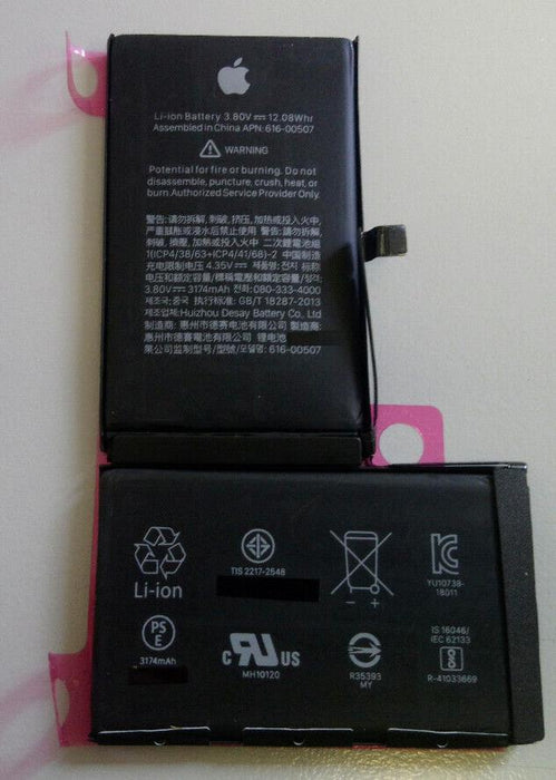 For iPhone XS Max Replacement Battery 3174mAh with Adhesive