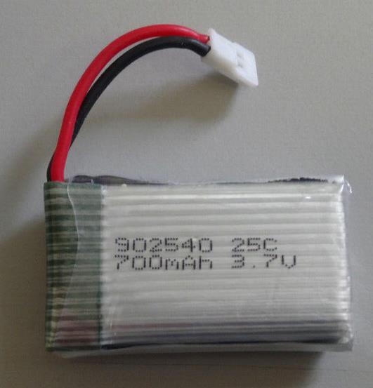 Syma X5 X5HC X5HW X5UC X5UW RC Drone Quad 25C Battery - 3.7V 700mAh - 902540